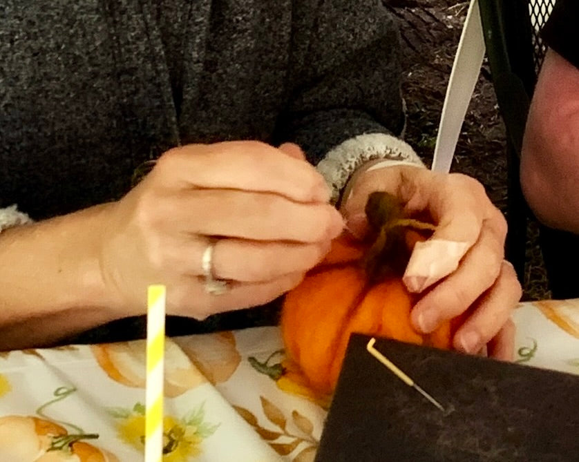 Needle Felt Pumpkin Class - Sunday October 12 - 1:00-3:00 pm