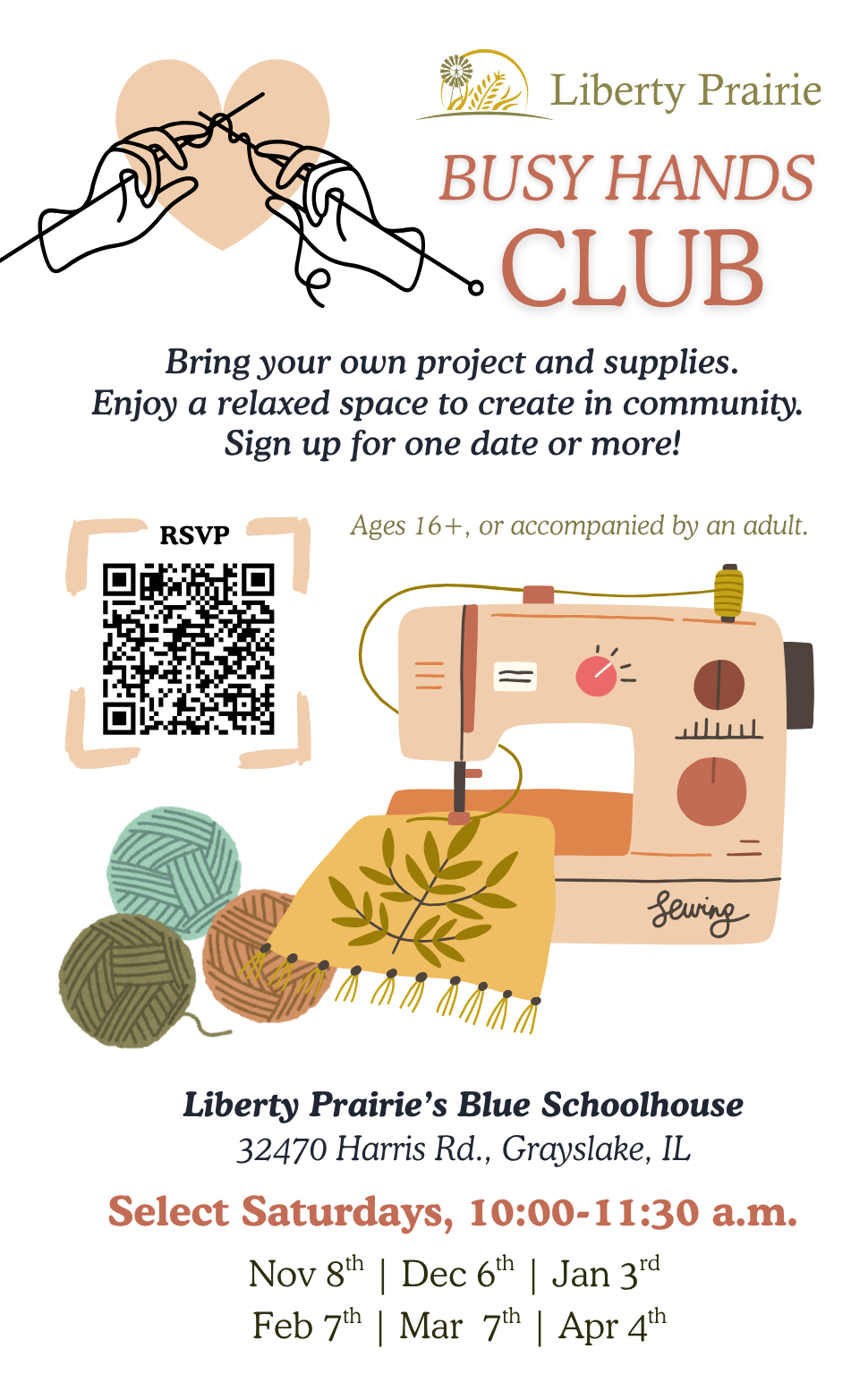 Busy Hands Club - dates vary